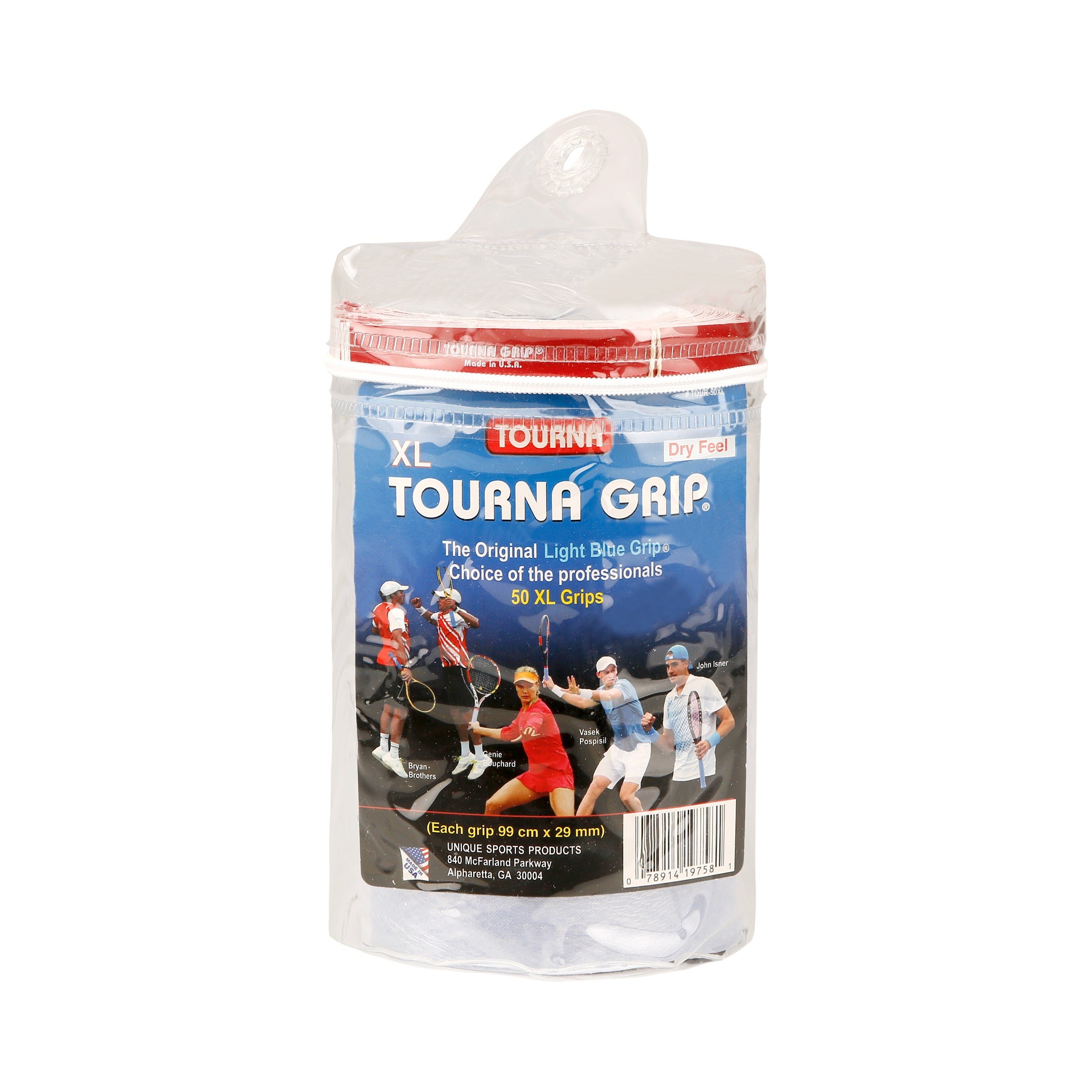 Tourna Grip Tour XL Pack De 50-Azul