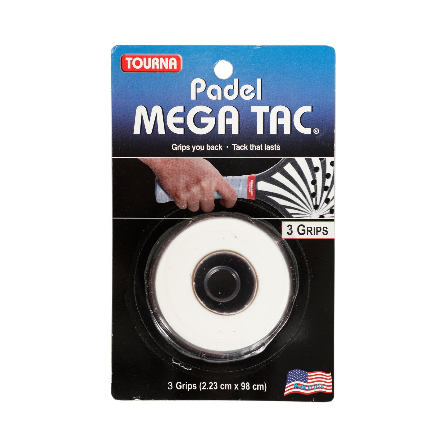 Tourna Padel Mega Tac Pack De 3-Blanco