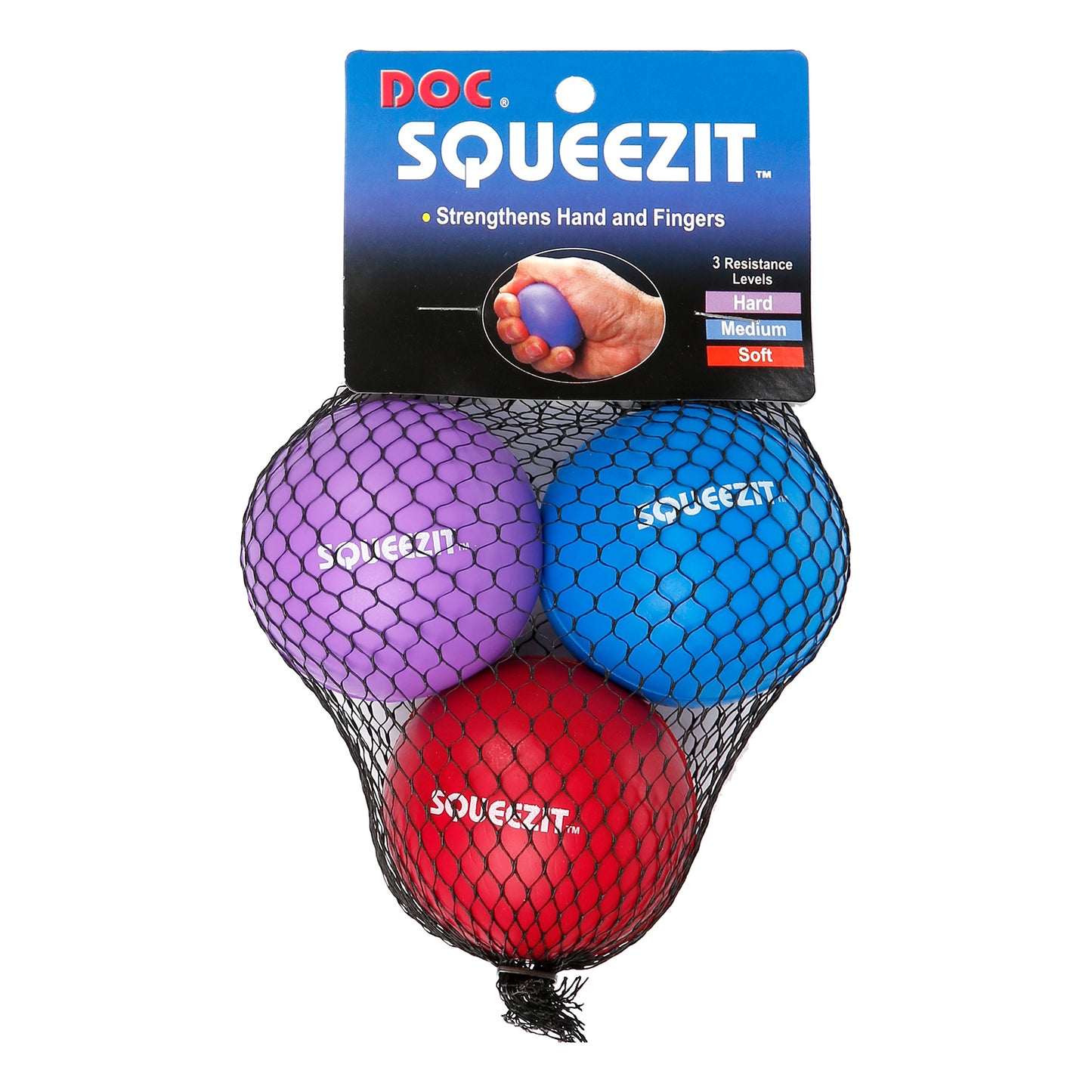 Tourna Squeez It Pelota Pack De 3-Azul,Lila