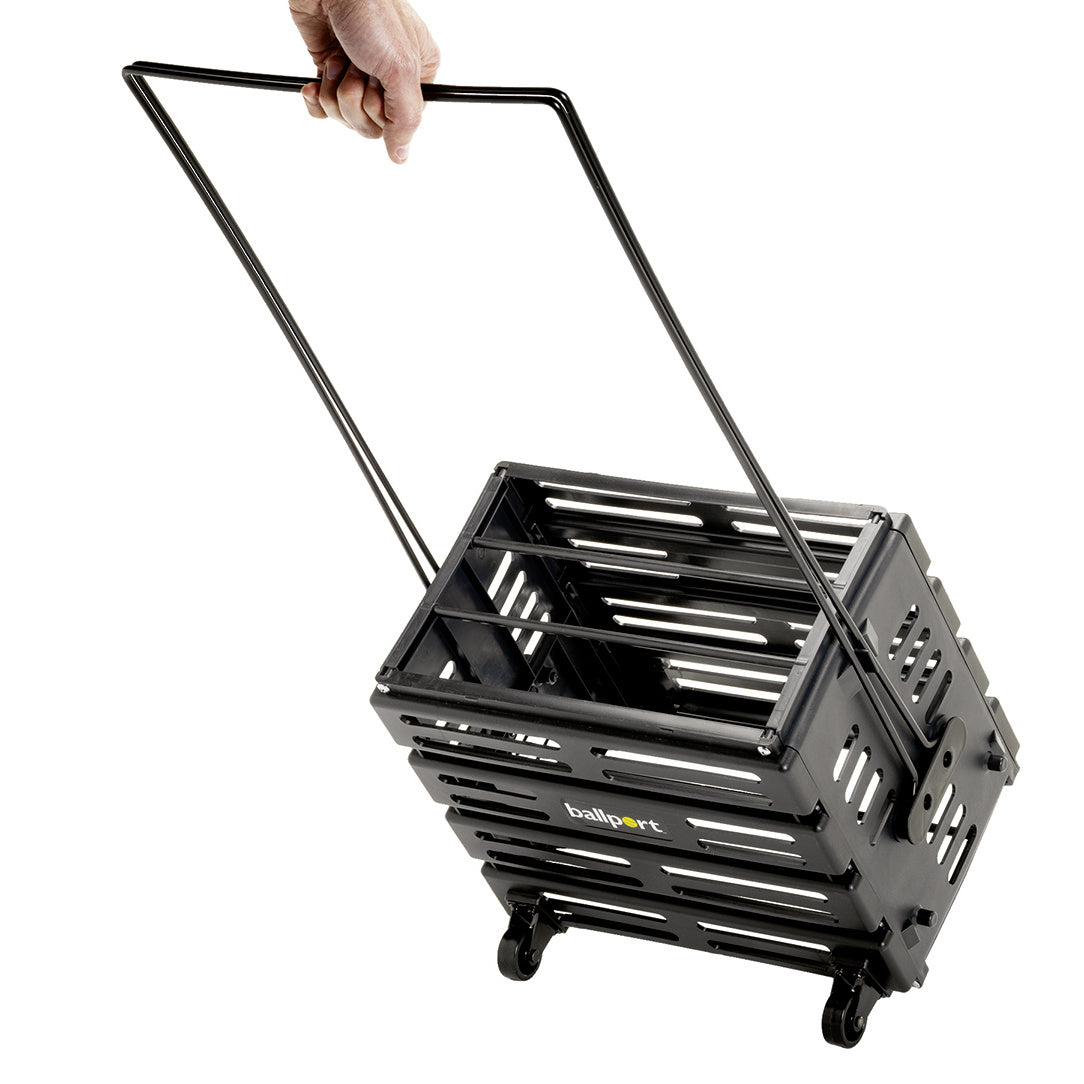 Tourna Ballport Deluxe wheels 80er Cesta de pelotas