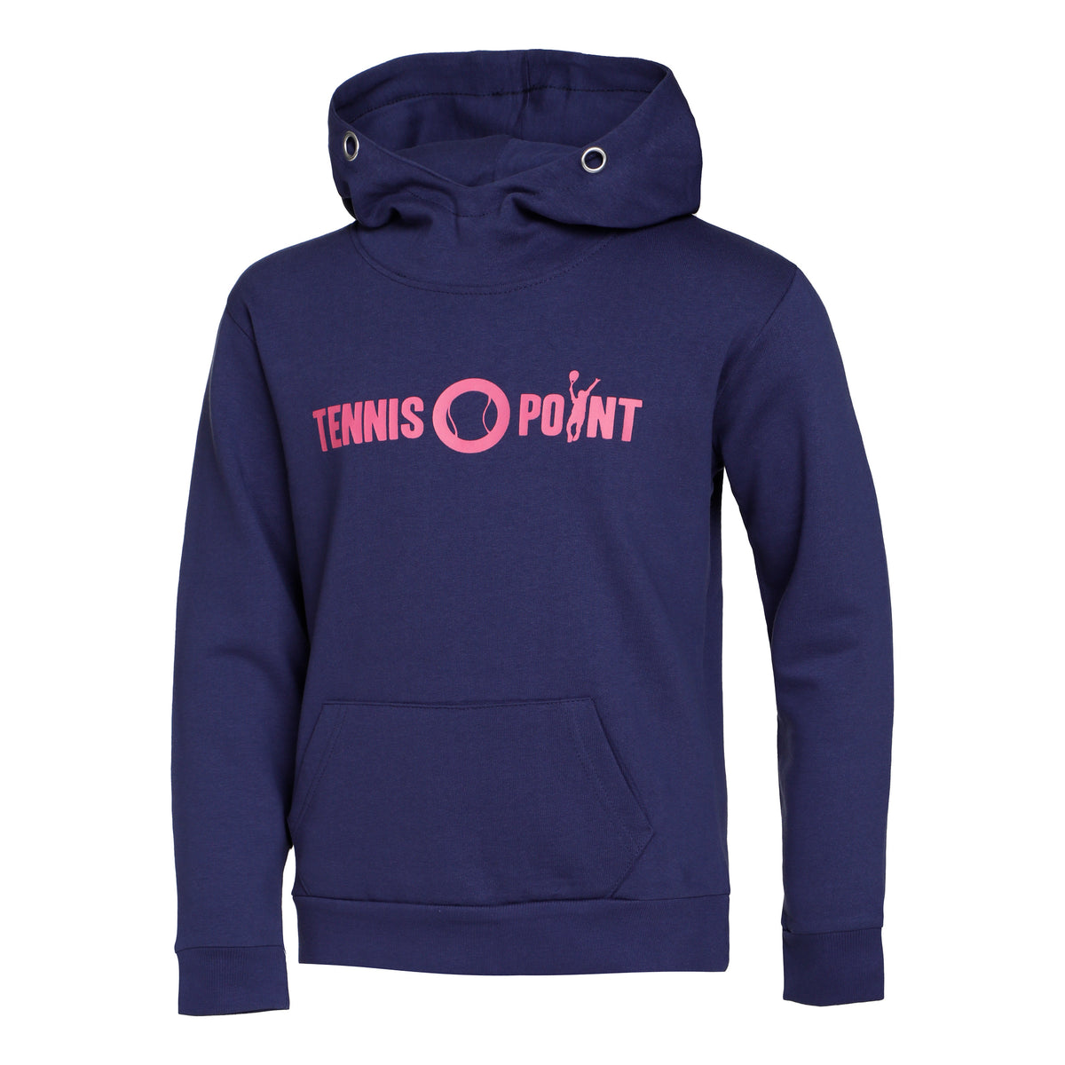 Tennis-Point Basic Sudadera con capucha Niños - azul oscuro, rosa