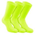 Calcetines de tenis Pack de 3 Unisex - amarillo neón,