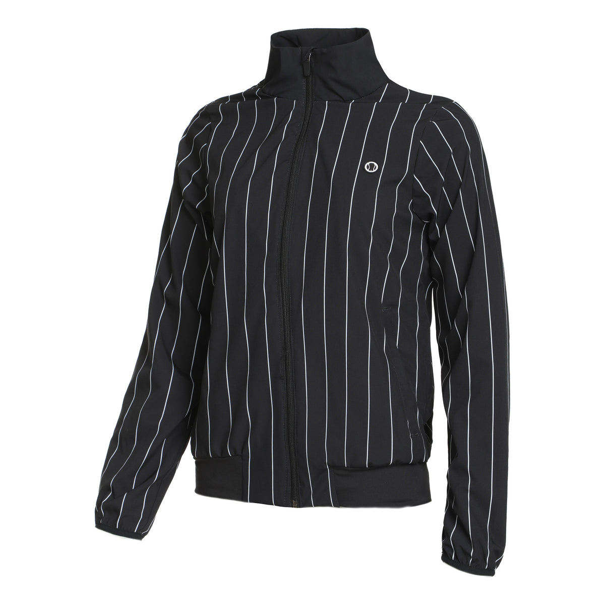 Tennis-Point Stripes Chaqueta de entrenamiento Mujeres - negro, blanco
