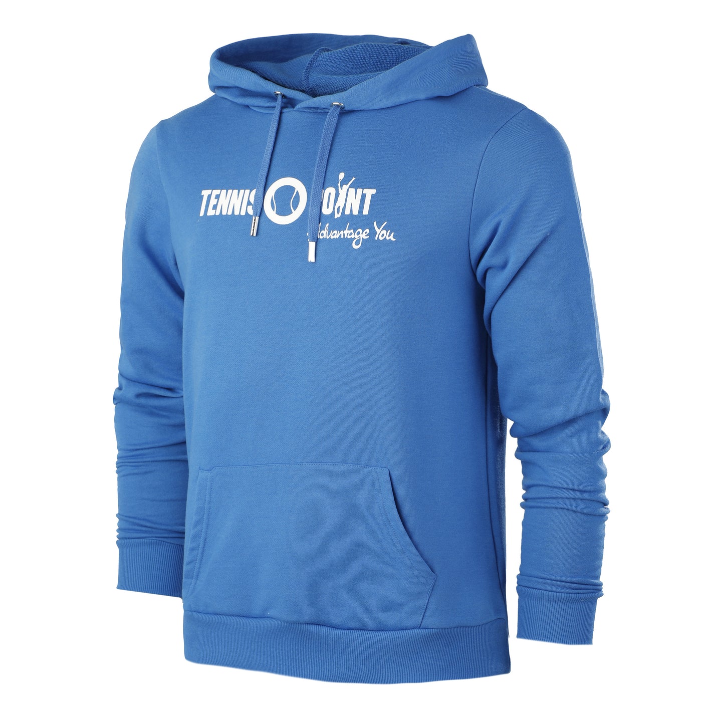 Tennis-Point Logo Sudadera con capucha Hombres - azul, blanco