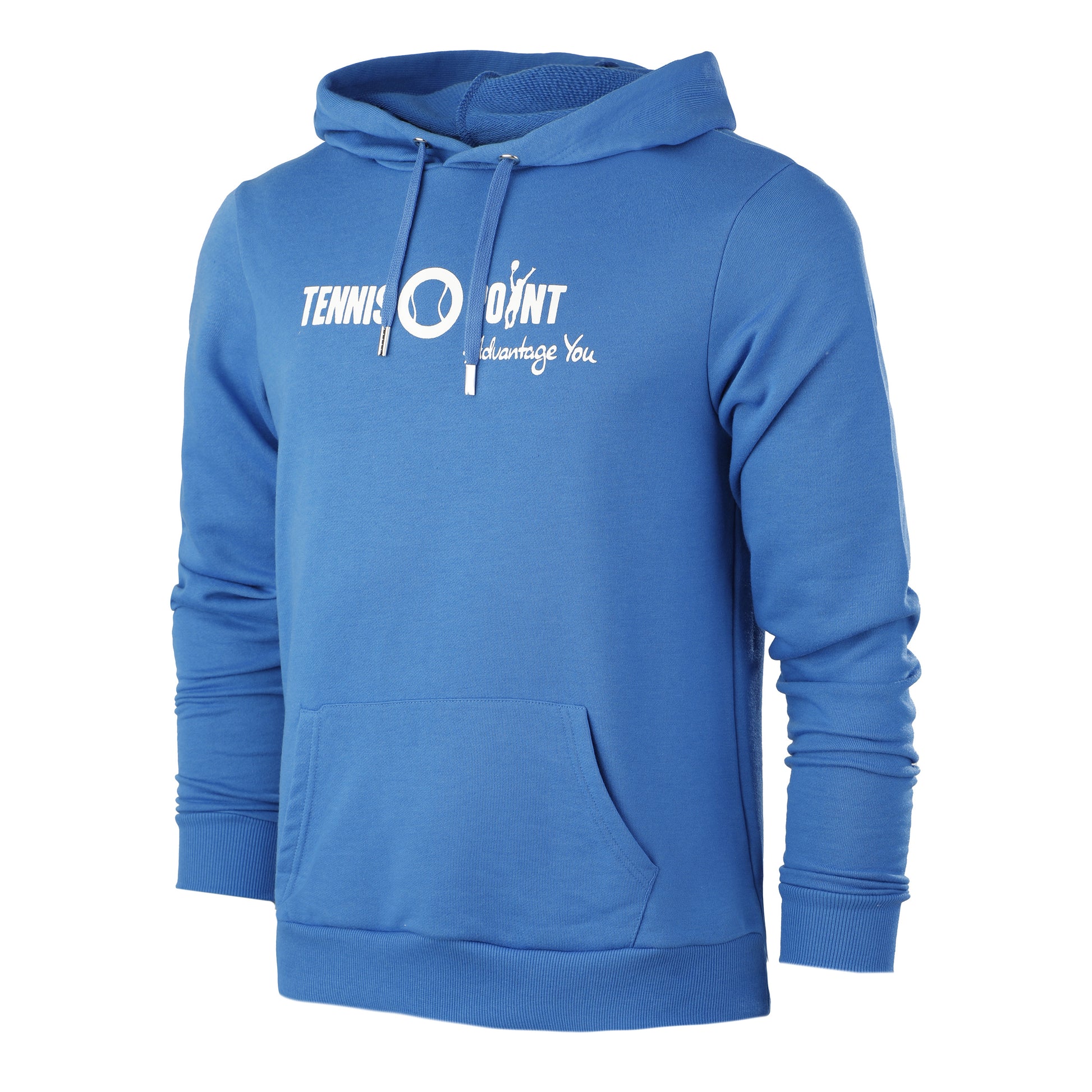 Tennis-Point Logo Sudadera con capucha Hombres - azul, blanco