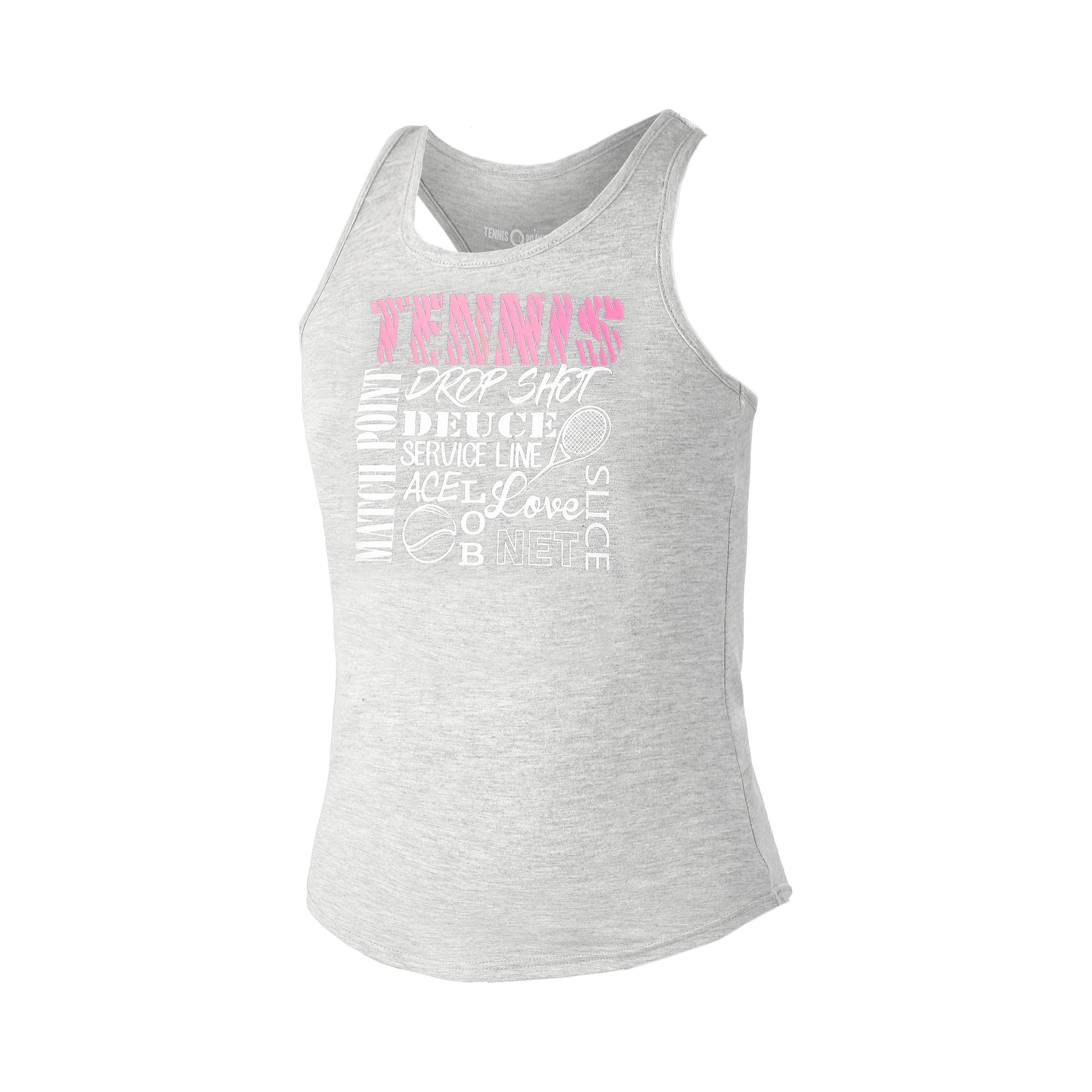 Tennis-Point Tennis World Camiseta de tirantes Chicas - gris, multicolor