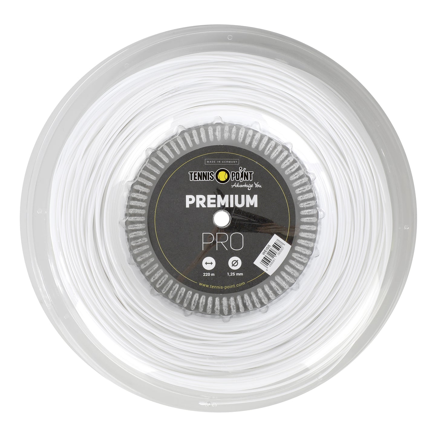 Tennis-Point Premium Pro Bobinas de cordaje 220m - blanco