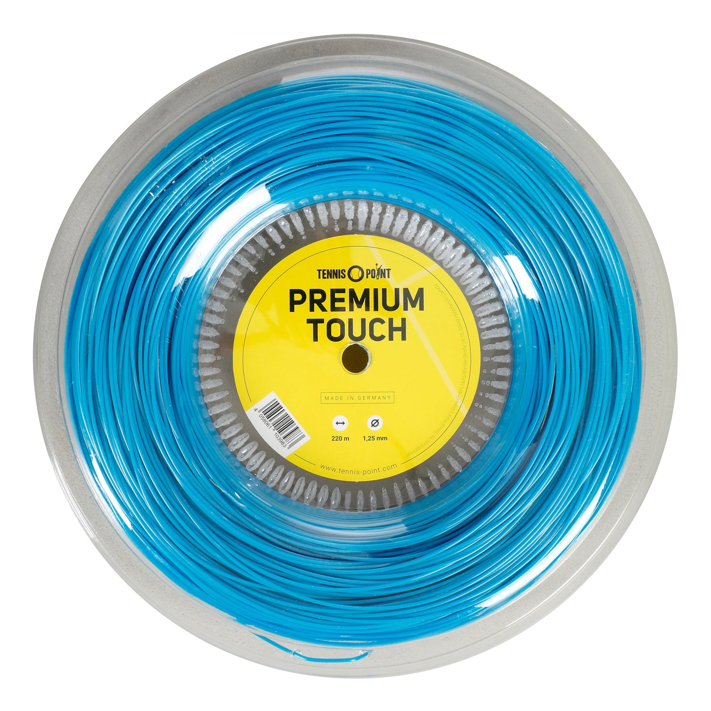 Tennis-Point Premium Touch Bobinas de cordaje 220m - azul claro