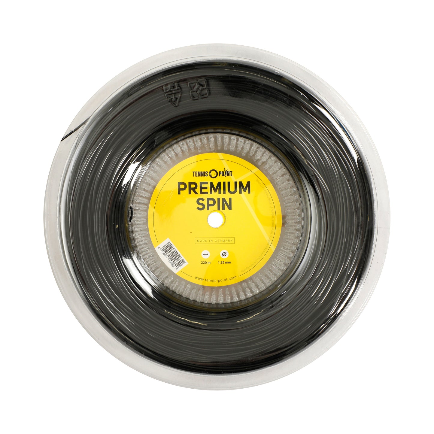 Tennis-Point Premium Spin Bobinas De Cordaje 220m-Negro