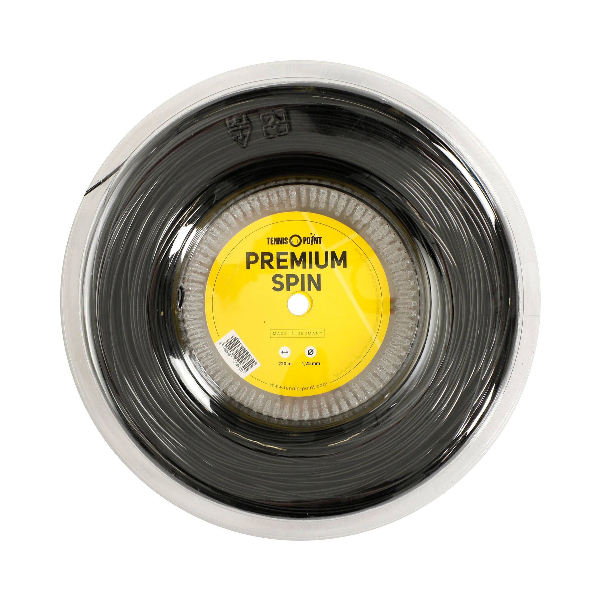 Tennis-Point Premium Spin Bobinas De Cordaje 220m-Negro