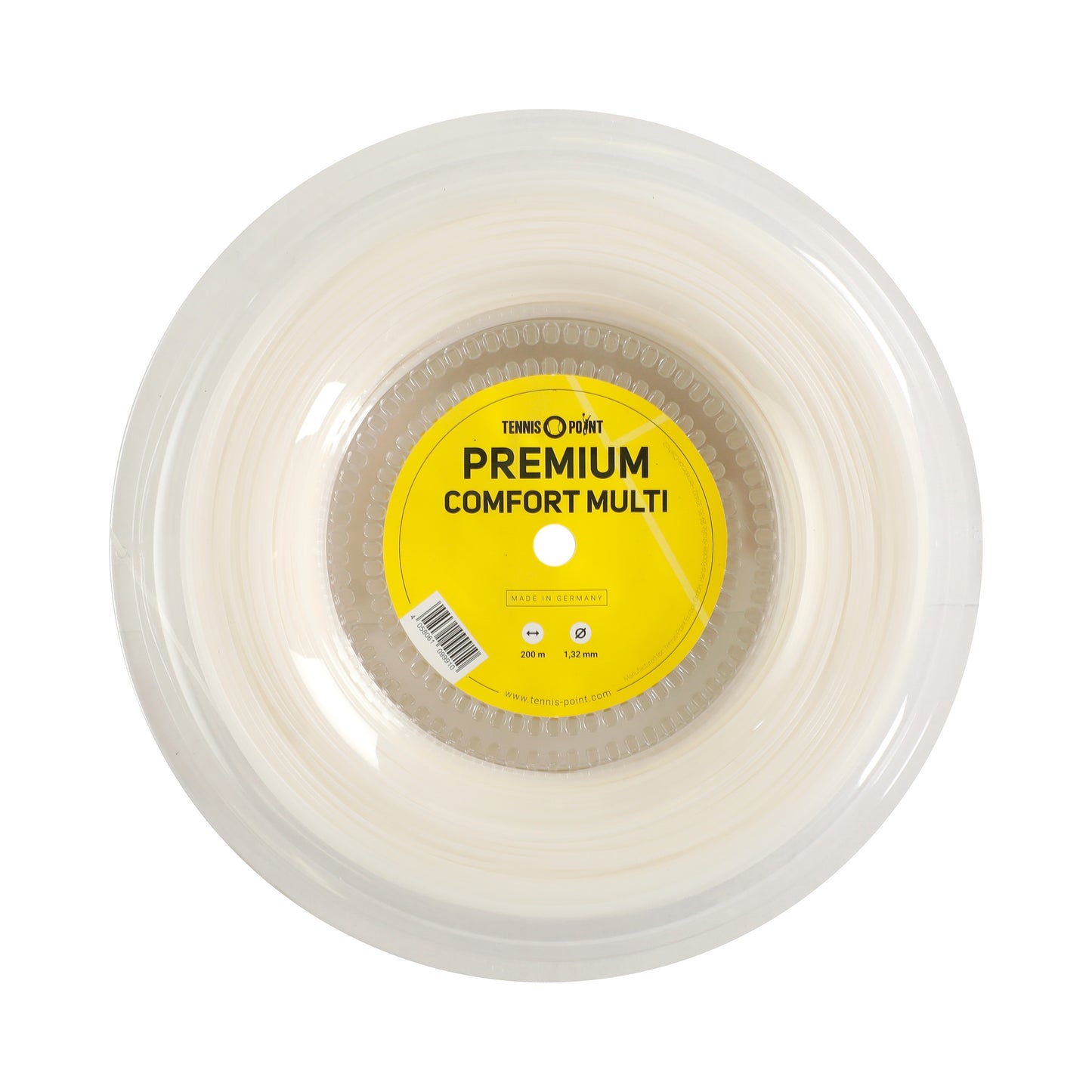 Tennis-Point Premium Comfort Multi Bobinas De Cordaje 200m-Blanco