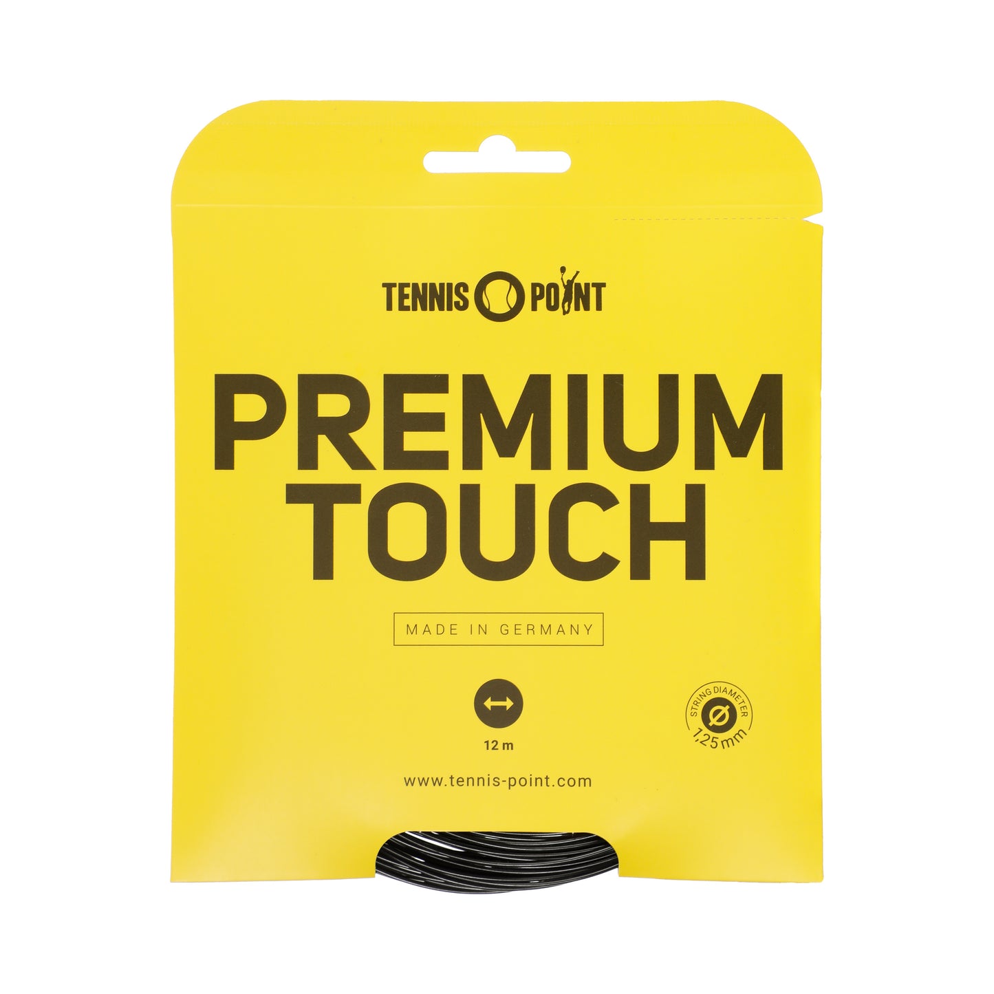 Tennis-Point Premium Touch Sets Individuales 12m-Negro