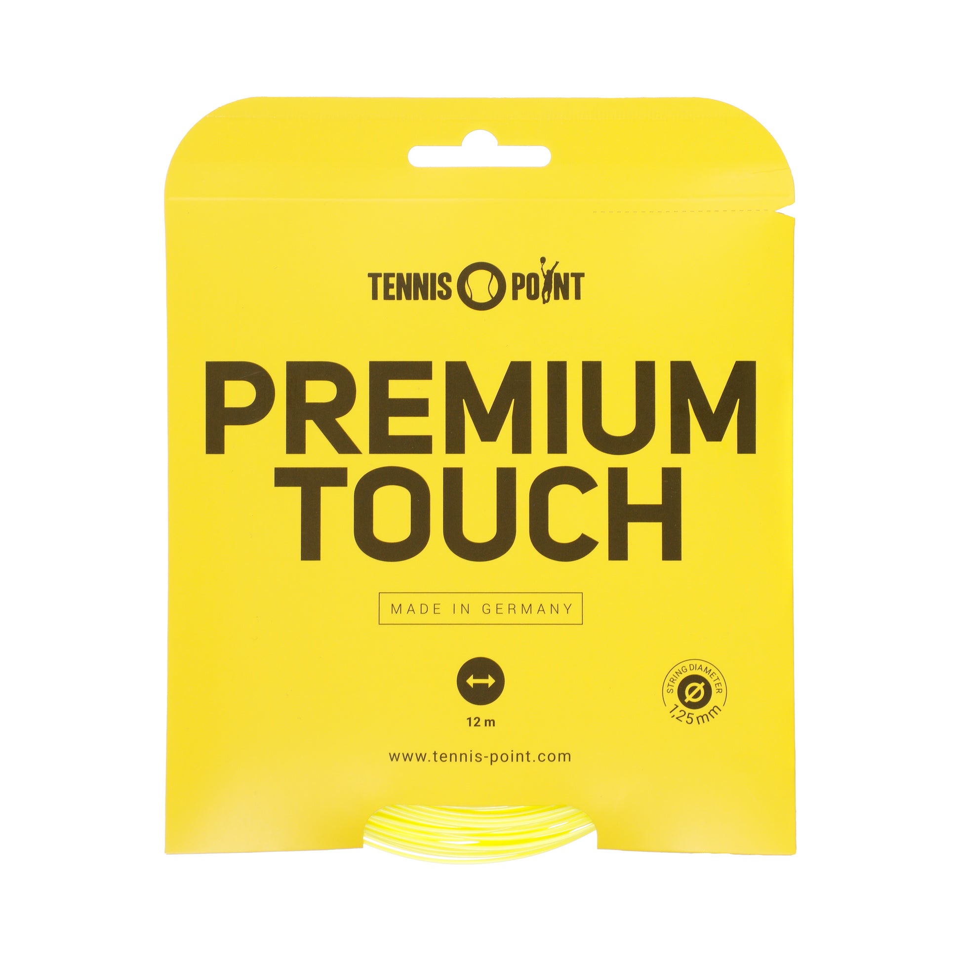 Tennis-Point Premium Touch Sets Individuales 12m-Amarillo Neón