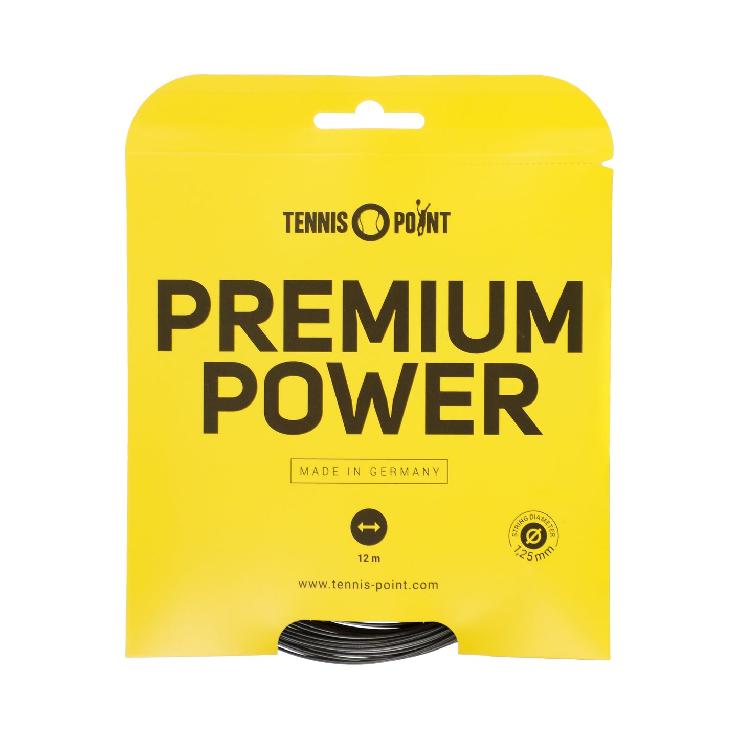 Tennis-Point Premium Power Sets Individuales 12m-Negro