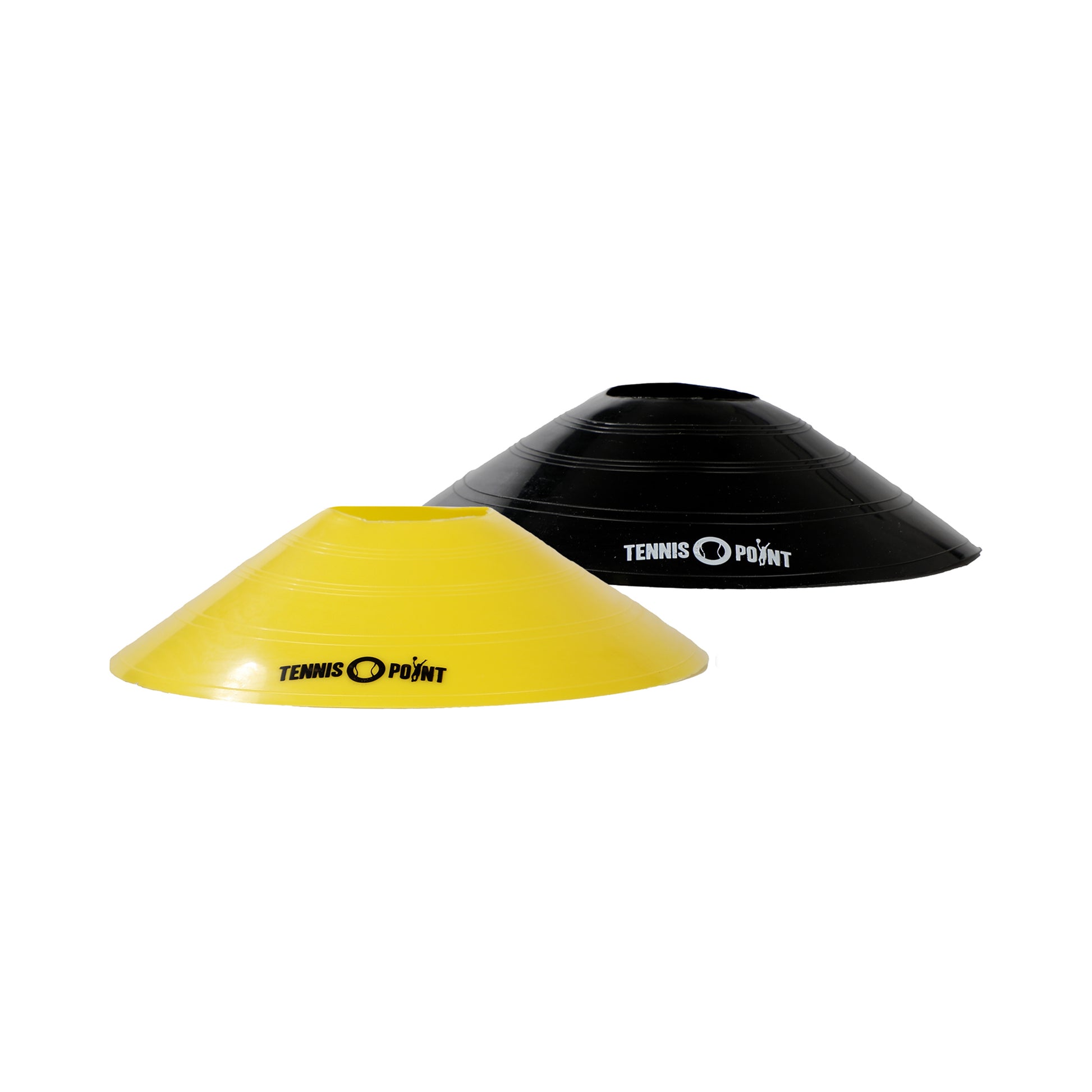 Tennis-Point Cono De Señalización Pack De 20-Amarillo,Negro