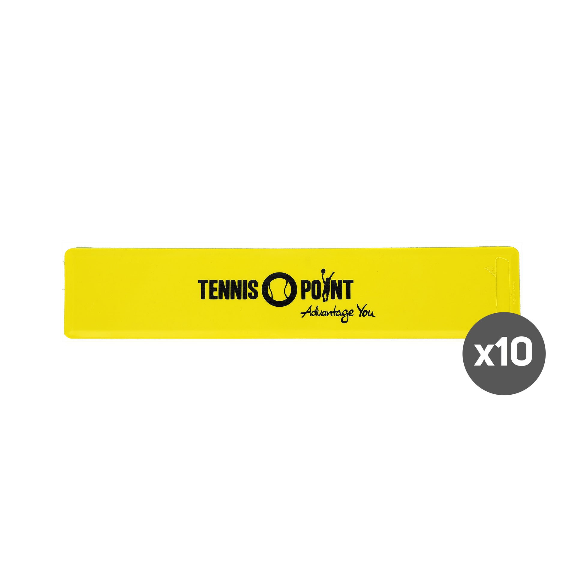 Tennis-Point 10er Pack Línea De Señalización-Amarillo,Negro