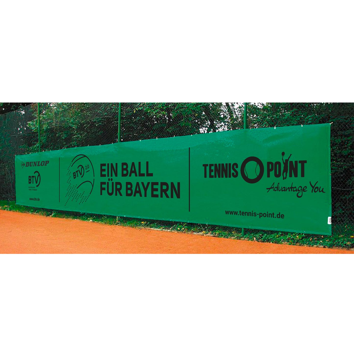 Tennis-Point Dunlop - Ein Ball für Bayern Panel 12x2m