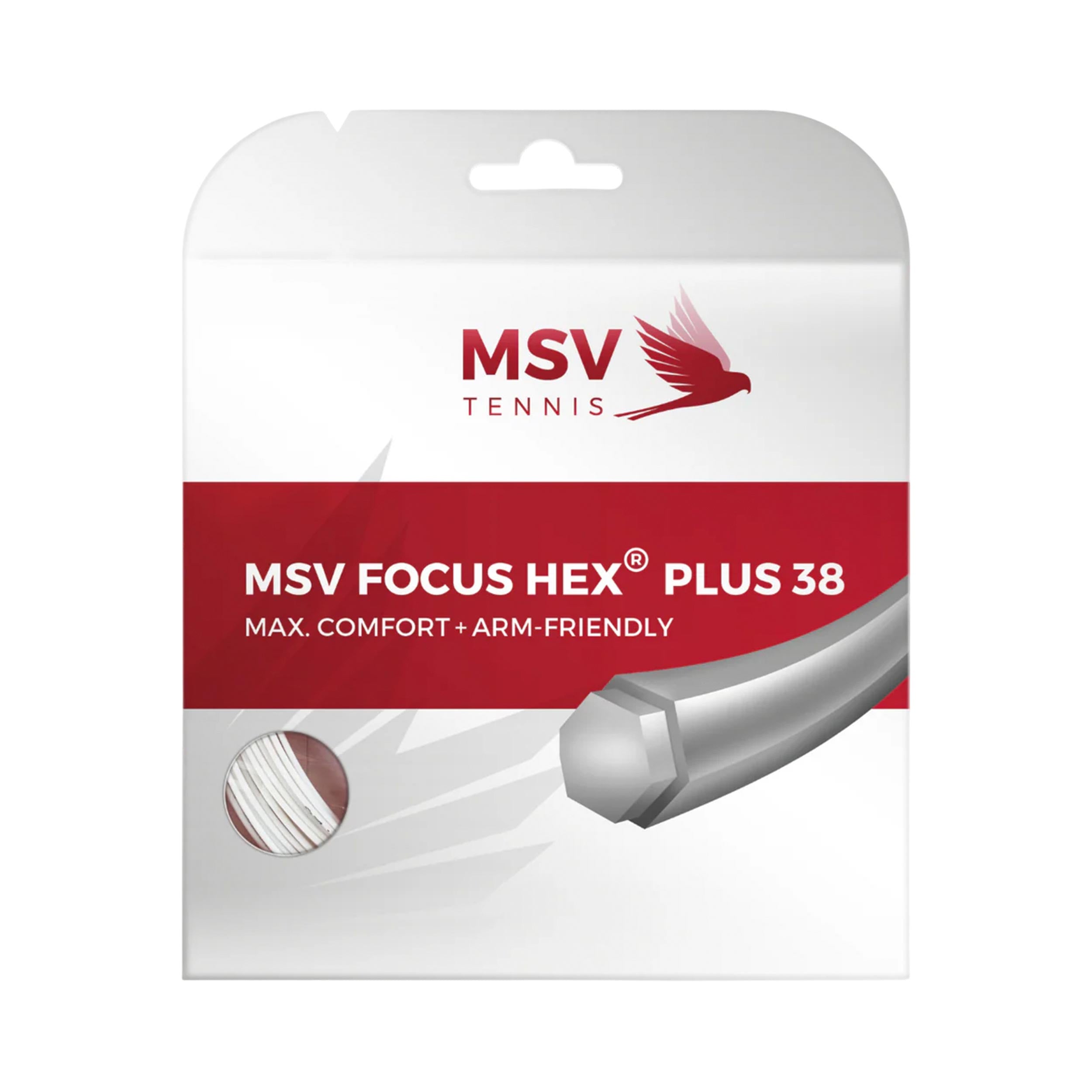 MSV Focus-HEX plus 38  Sets Individuales 12m - blanco