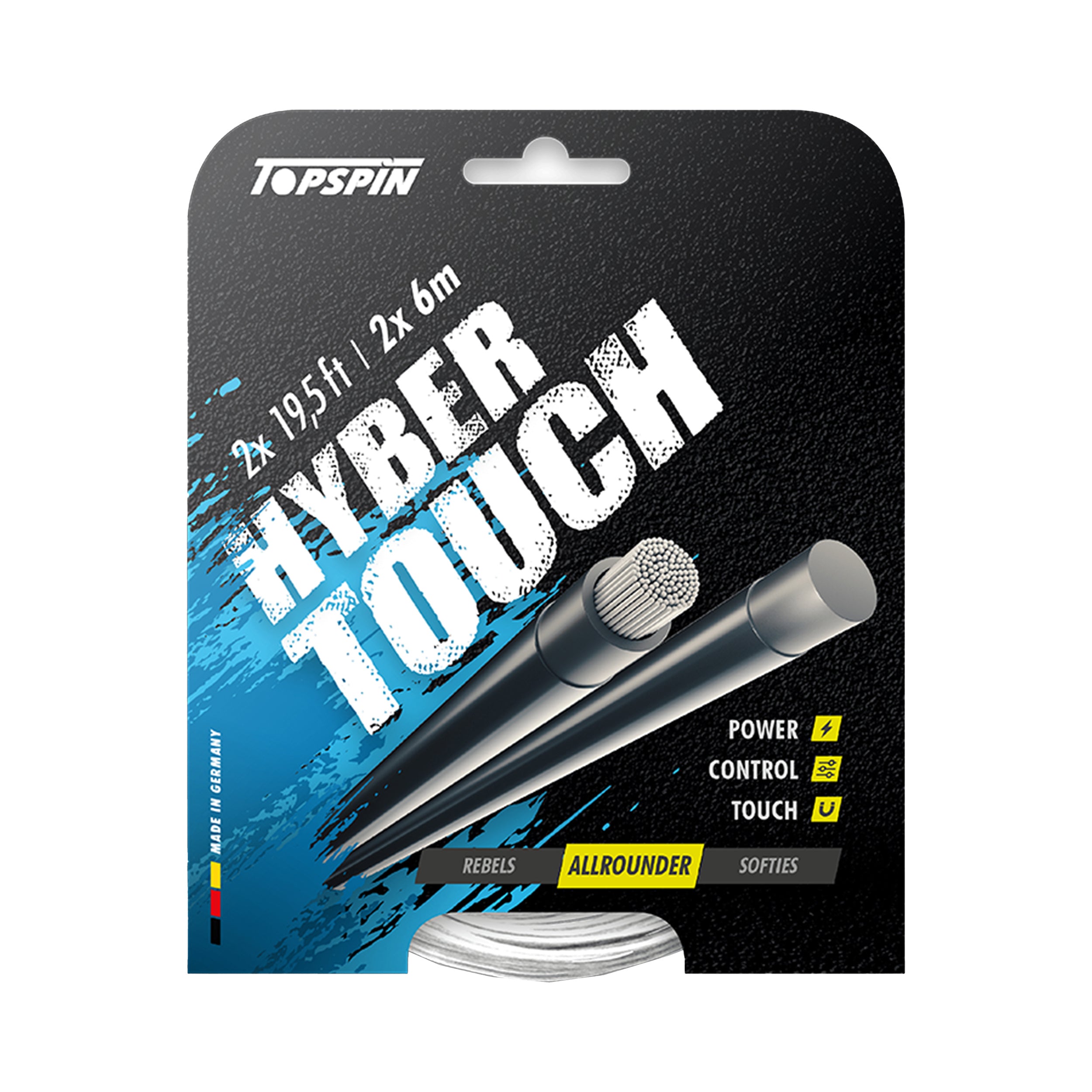 Topspin Hyber Touch 2 X 6m Sets Individuales-Blanco