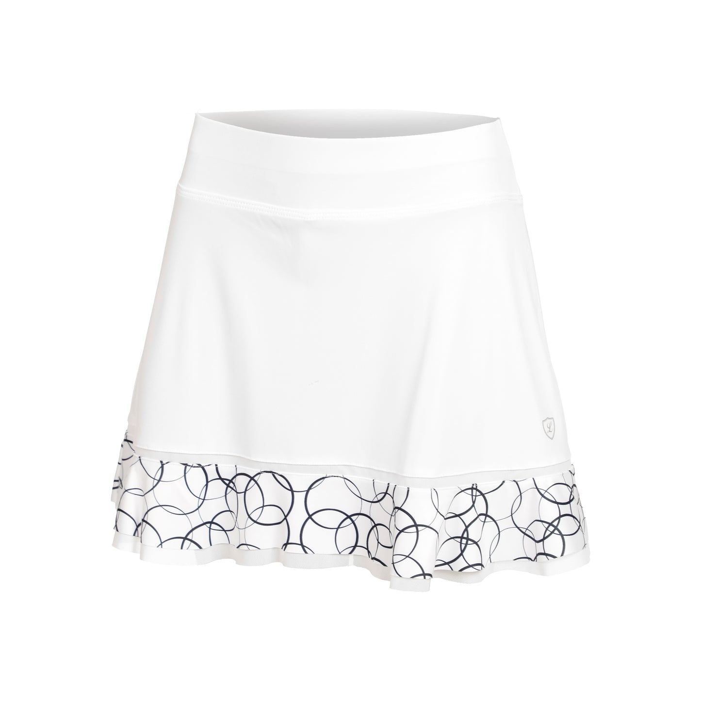 Limited Sports Flounce Falda Mujeres - blanco, azul-gris