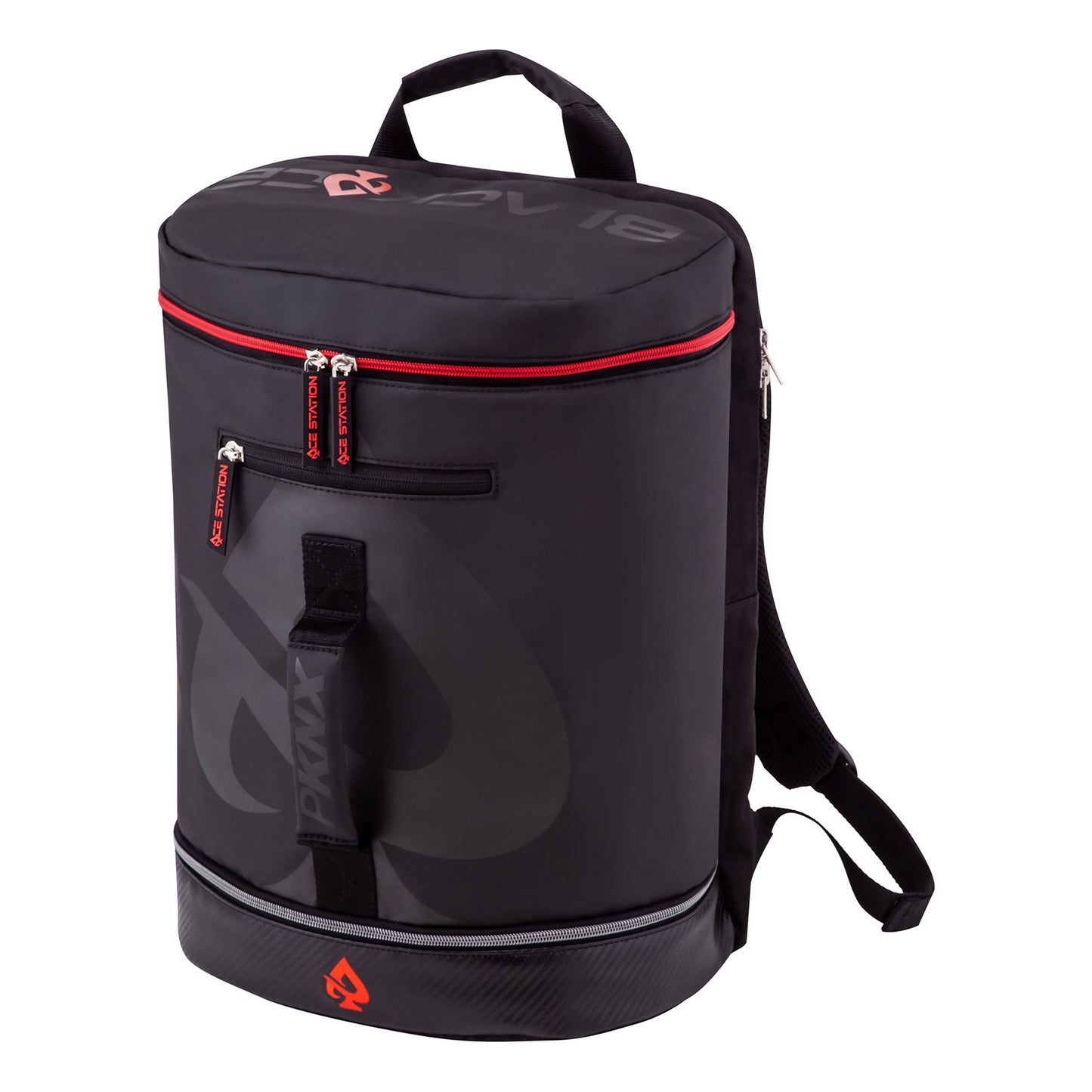 PROKENNEX ACE Mochila-Negro,Rojo