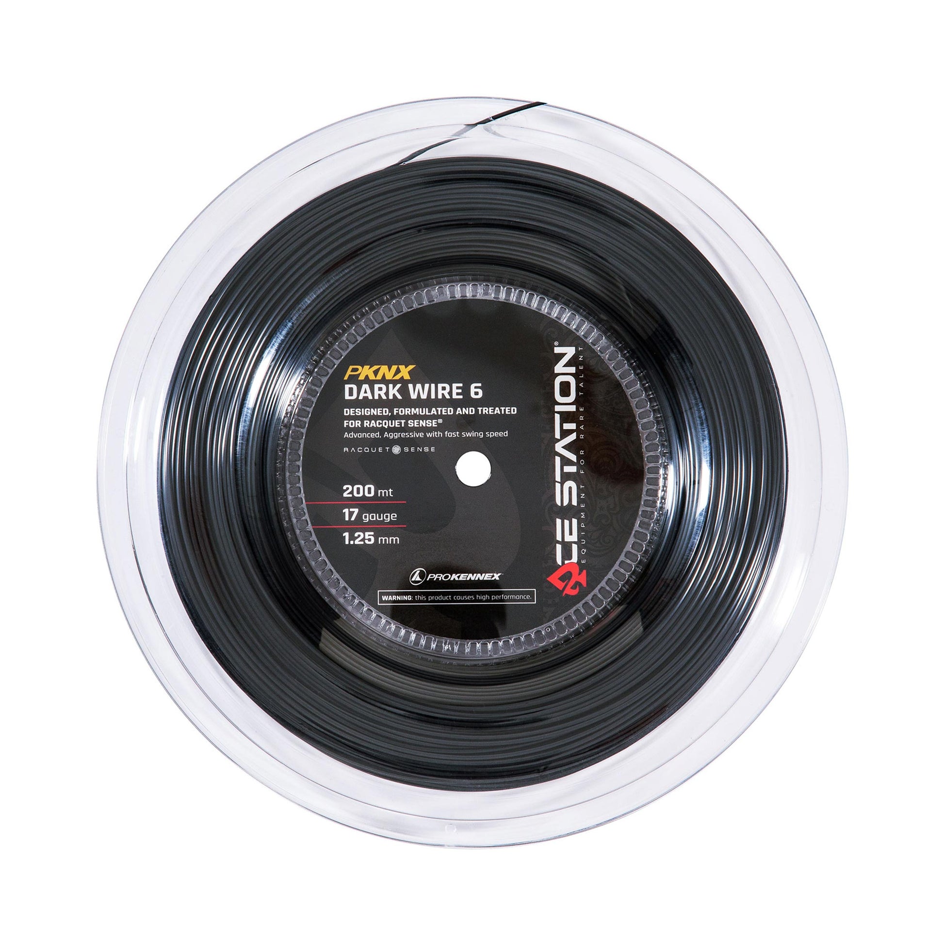 PROKENNEX Dark Wire 6 Bobinas De Cordaje 200m-Negro