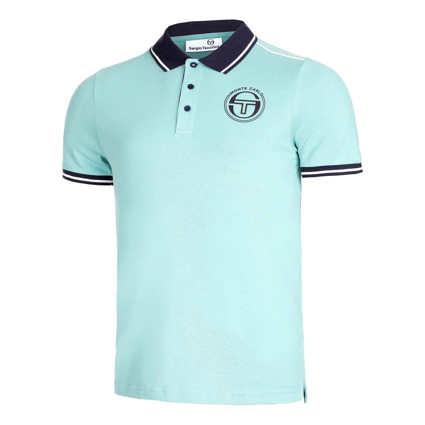 Sergio Tacchini Ranking Staff Polo Hombres - azul claro, azul oscuro