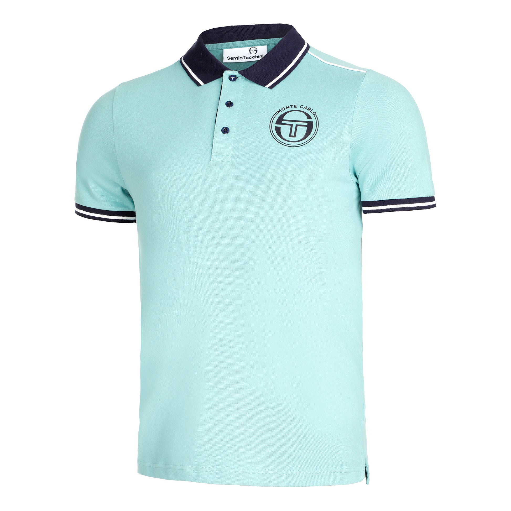 Sergio Tacchini Ranking Staff Polo Hombres - azul claro, azul oscuro