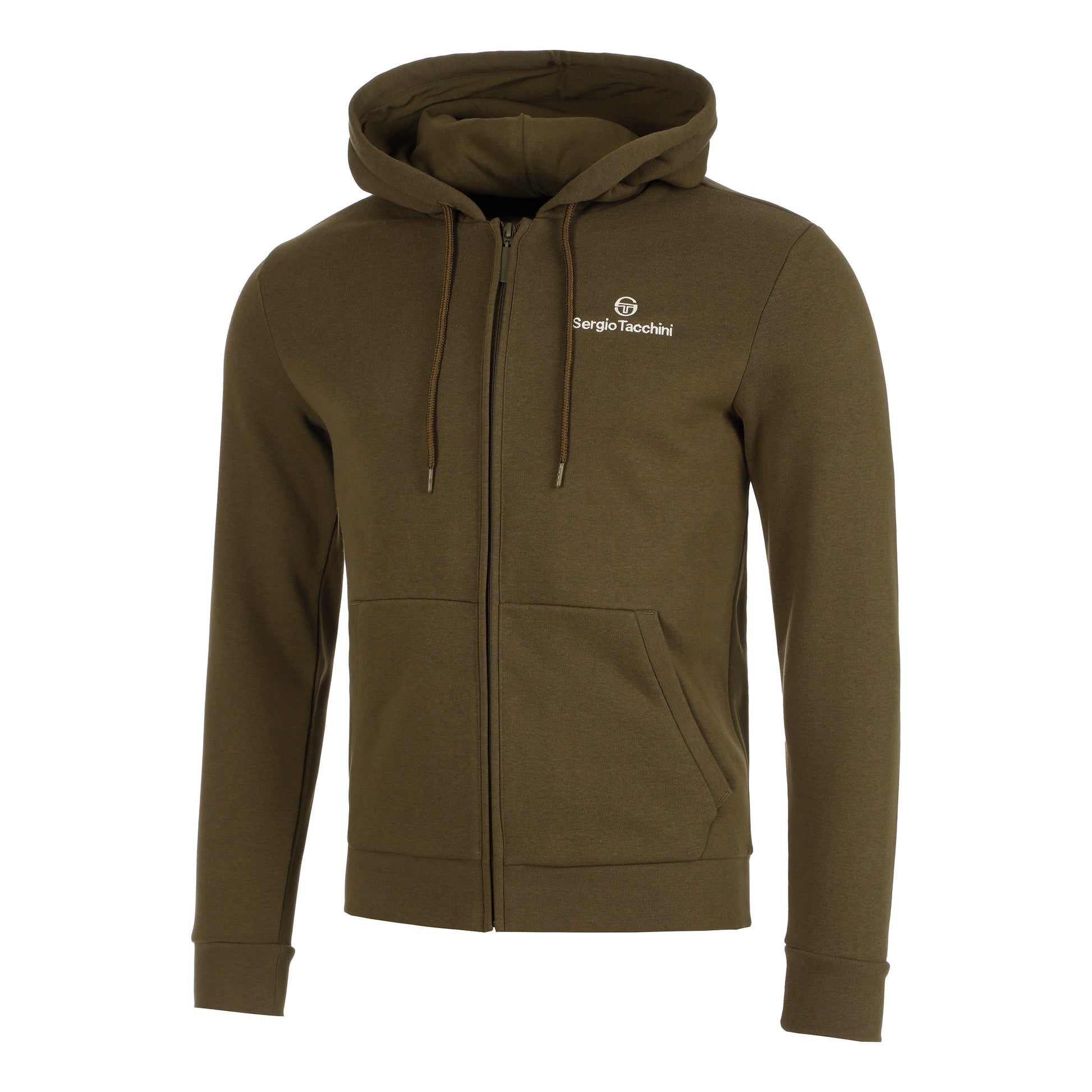 Sergio Tacchini Cipresso Sudadera con cremallera Hombres - oliva,
