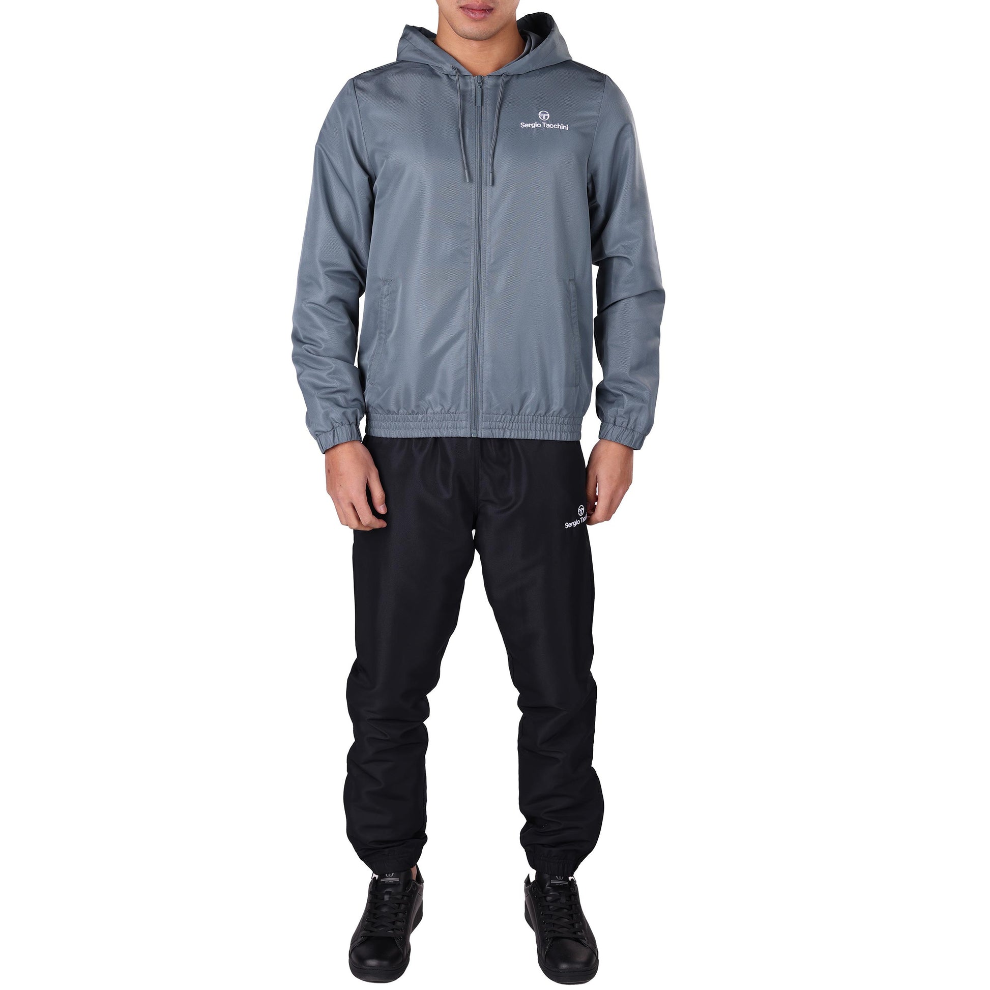 Sergio Tacchini Carson Chándal Hombres - gris, negro
