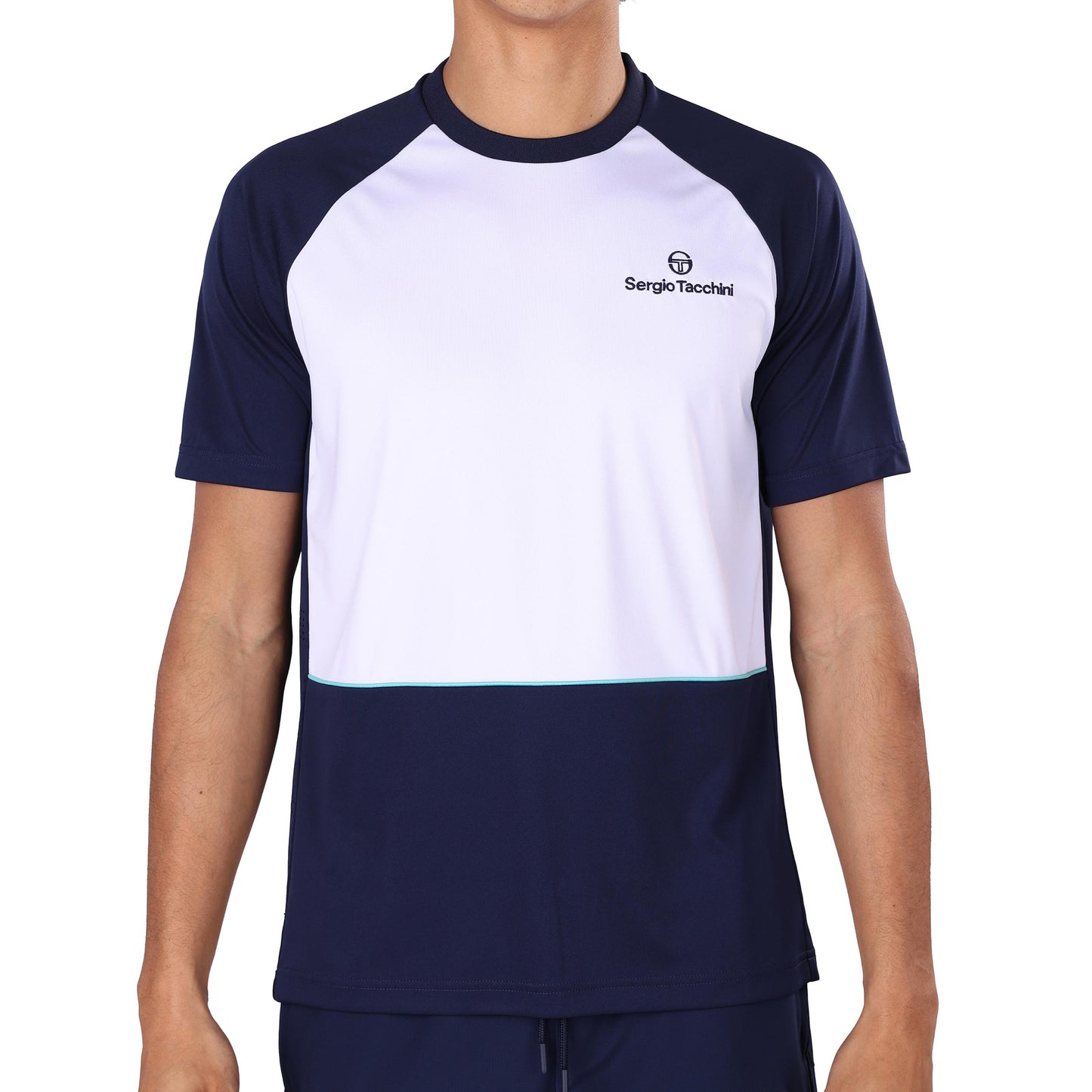 Sergio Tacchini Nilo Camiseta de manga corta Hombres-azul oscuro