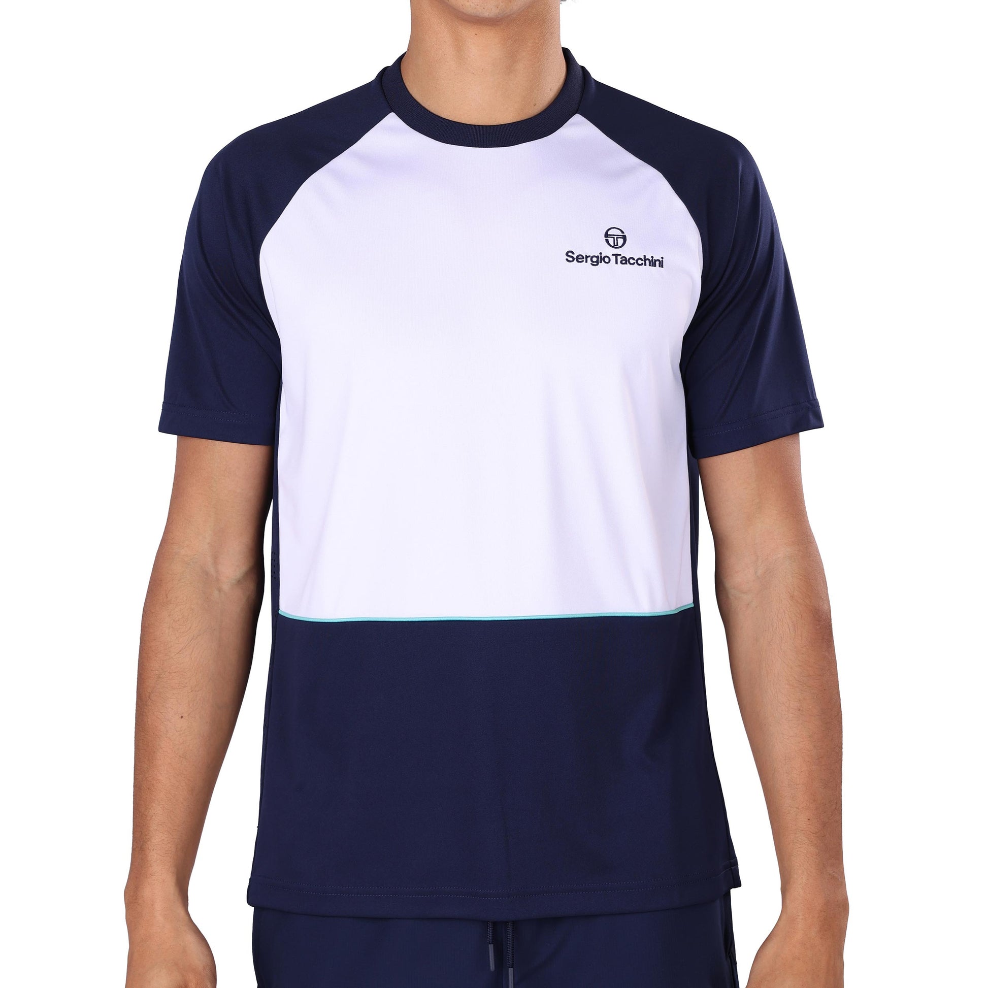 Sergio Tacchini Nilo Camiseta de manga corta Hombres-azul oscuro