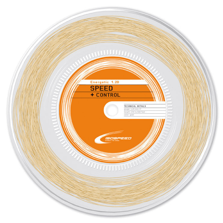 Isospeed Energetic Bobinas De Cordaje 200m-Dorado