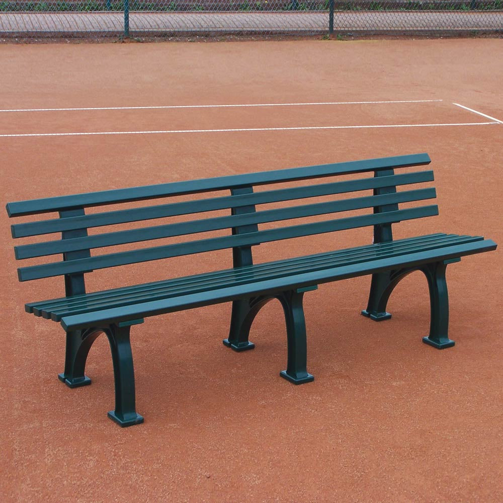 Tegra Banco De Tenis Con Respaldo-Verde