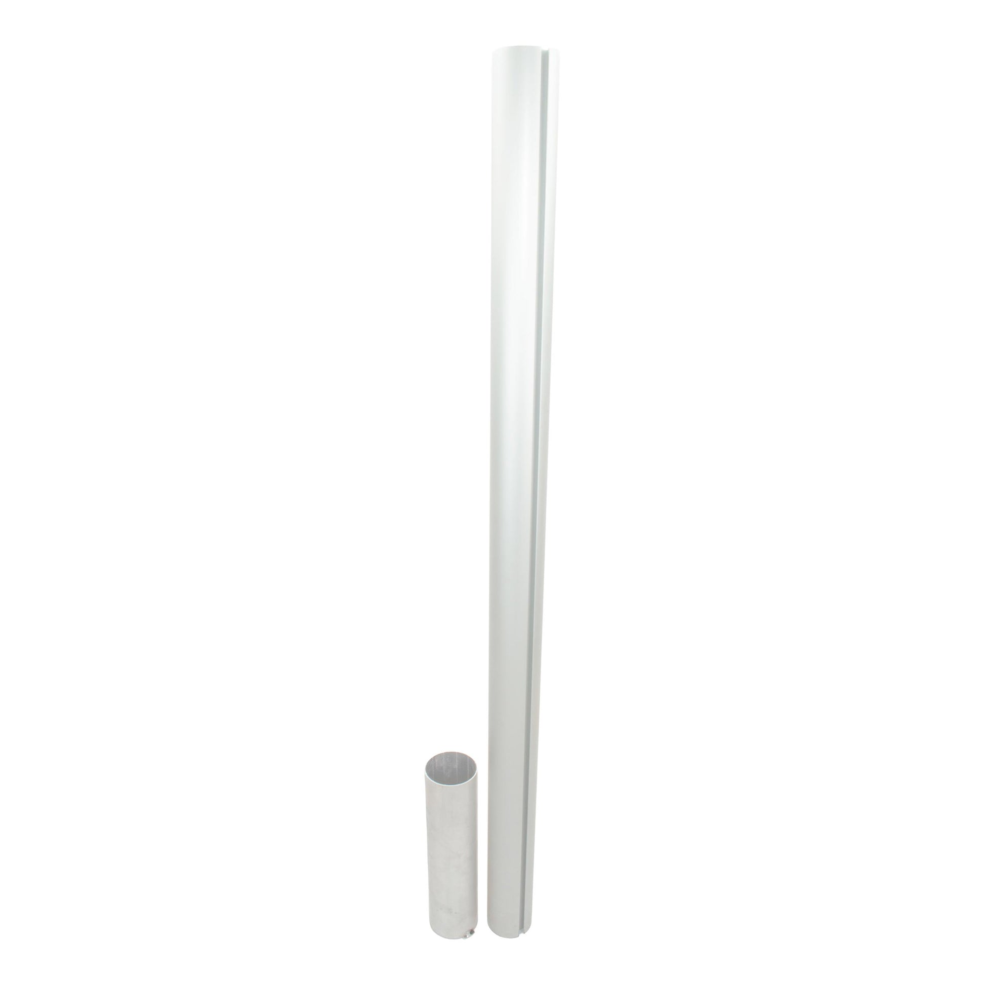 Tegra ASS Postes De Redes De Tenis 83mm Redondo,Aluminio-Plateado