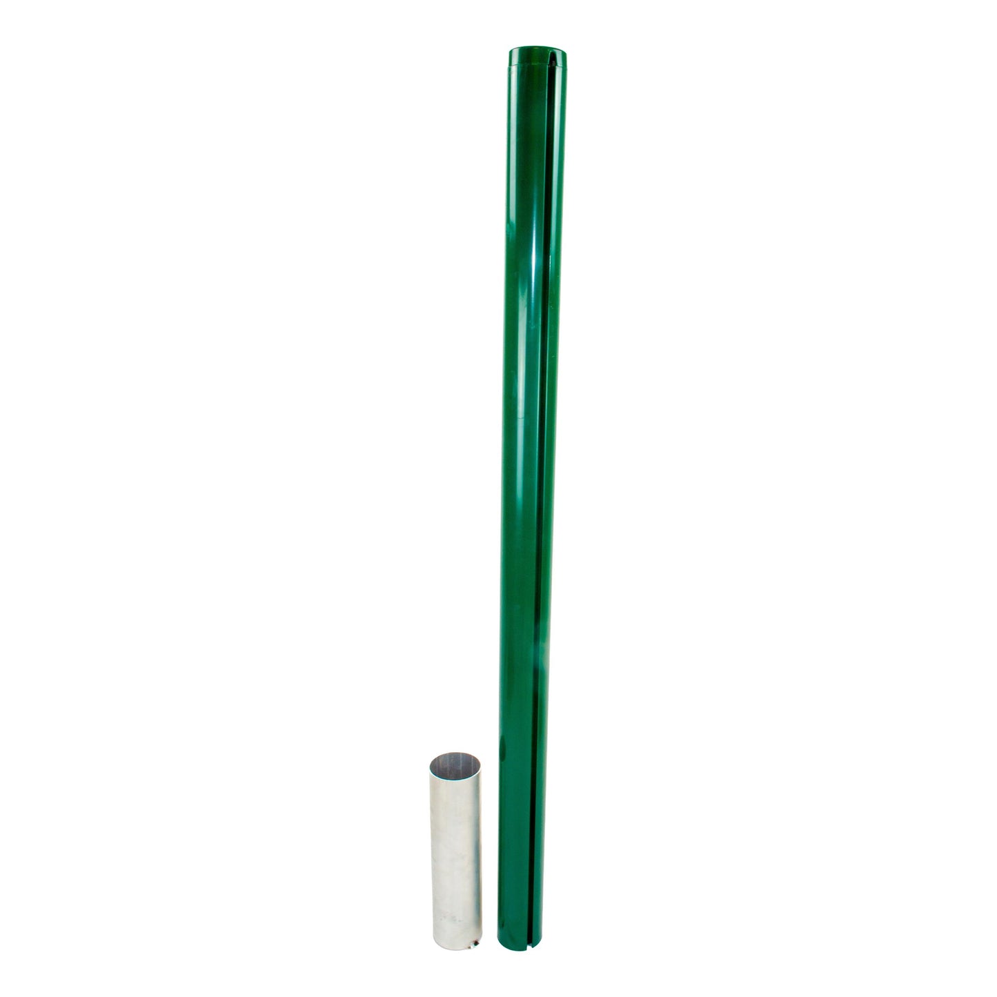 Tegra ASS Postes De Redes De Tenis 83mm Redondo,Aluminio-Verde Oscuro