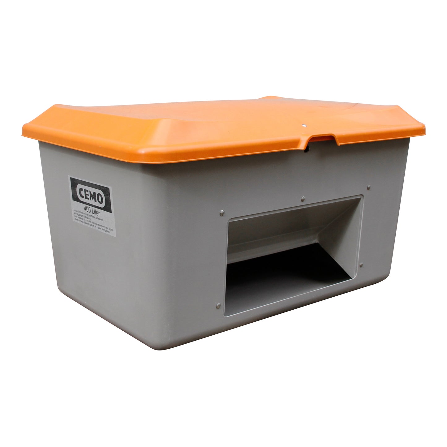 Tegra Ziegelmehl-Box M. Entnahmeöffnung 1,1 To Deposito-Gris