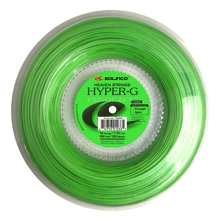 Solinco Hyper-G Bobinas De Cordaje 100m-Verde
