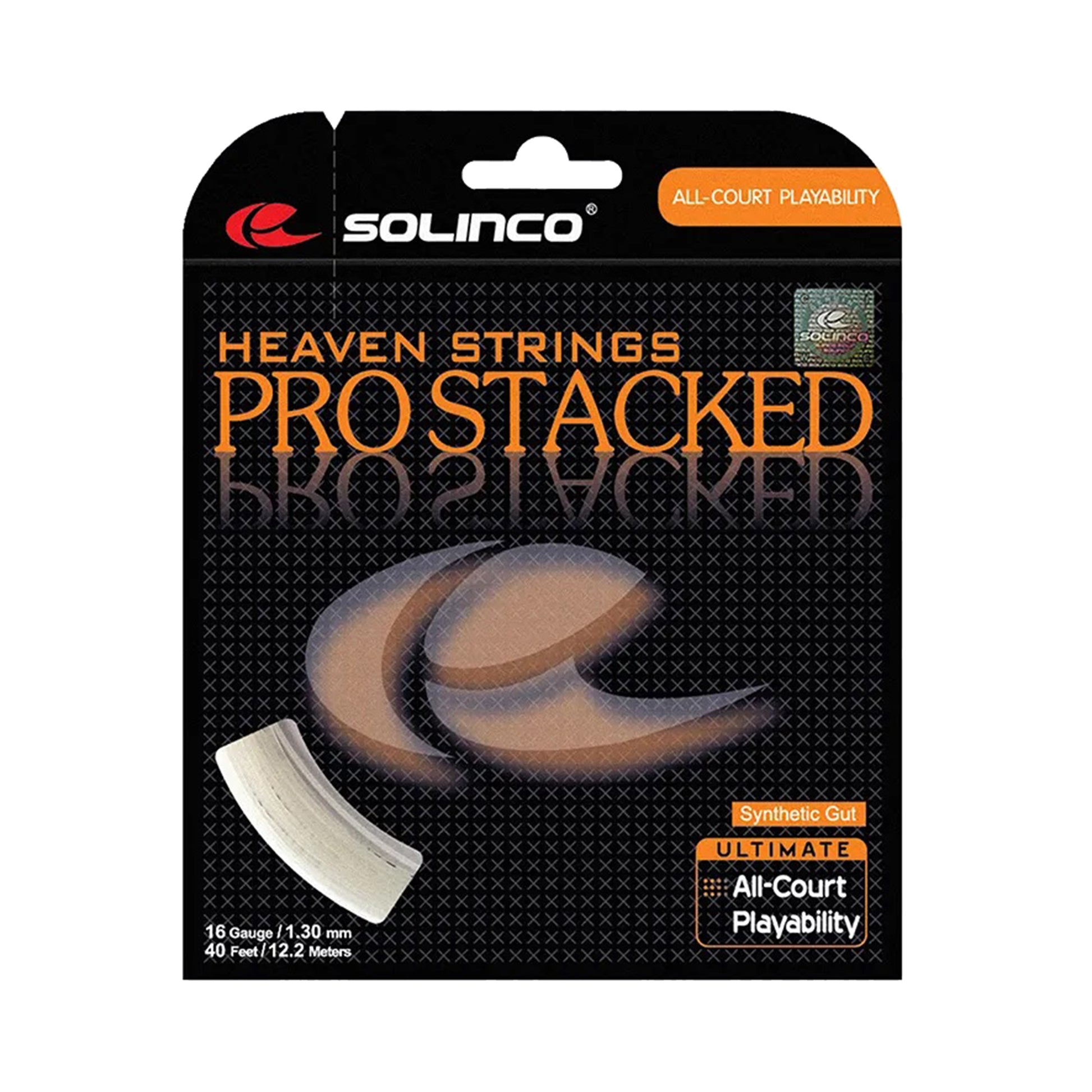 Solinco Pro-Stacked Sets Individuales 12,2m-Blanco