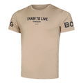 Borg Graphic Camiseta de manga corta Hombres - beige, negro