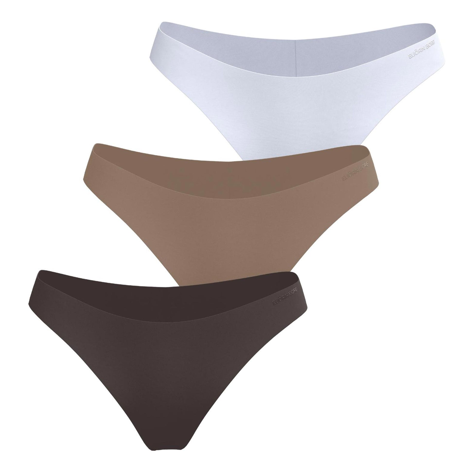 Björn Borg Invisible Calzoncillos Slip Pack De 3 Mujeres-Multicolor