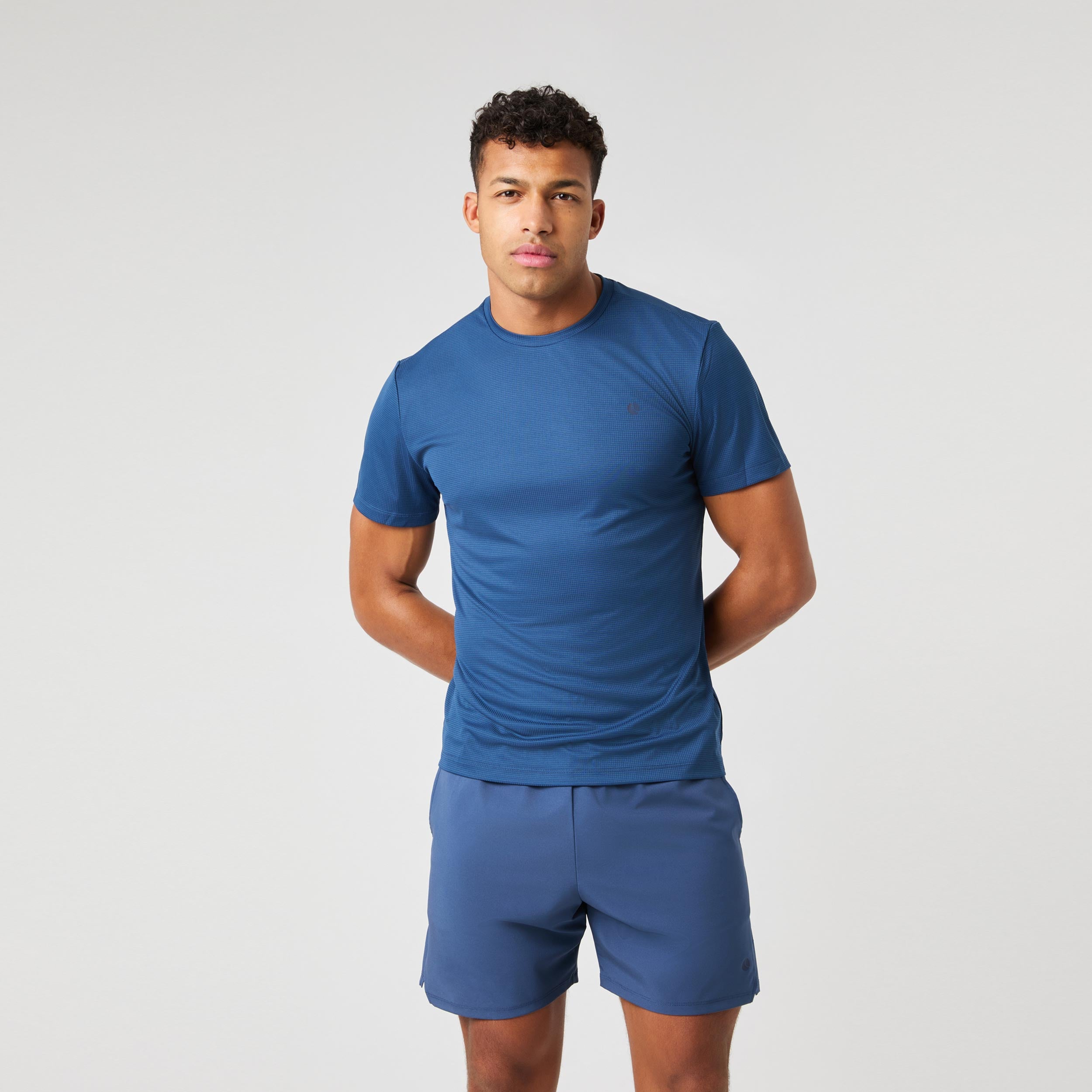 Björn Borg Ace Light Camiseta De Manga Corta Hombres-Color Petróleo