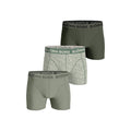 Cotton Stretch Calzoncillos tipo bóxer Pack de 3 Hombres - oliva, verde