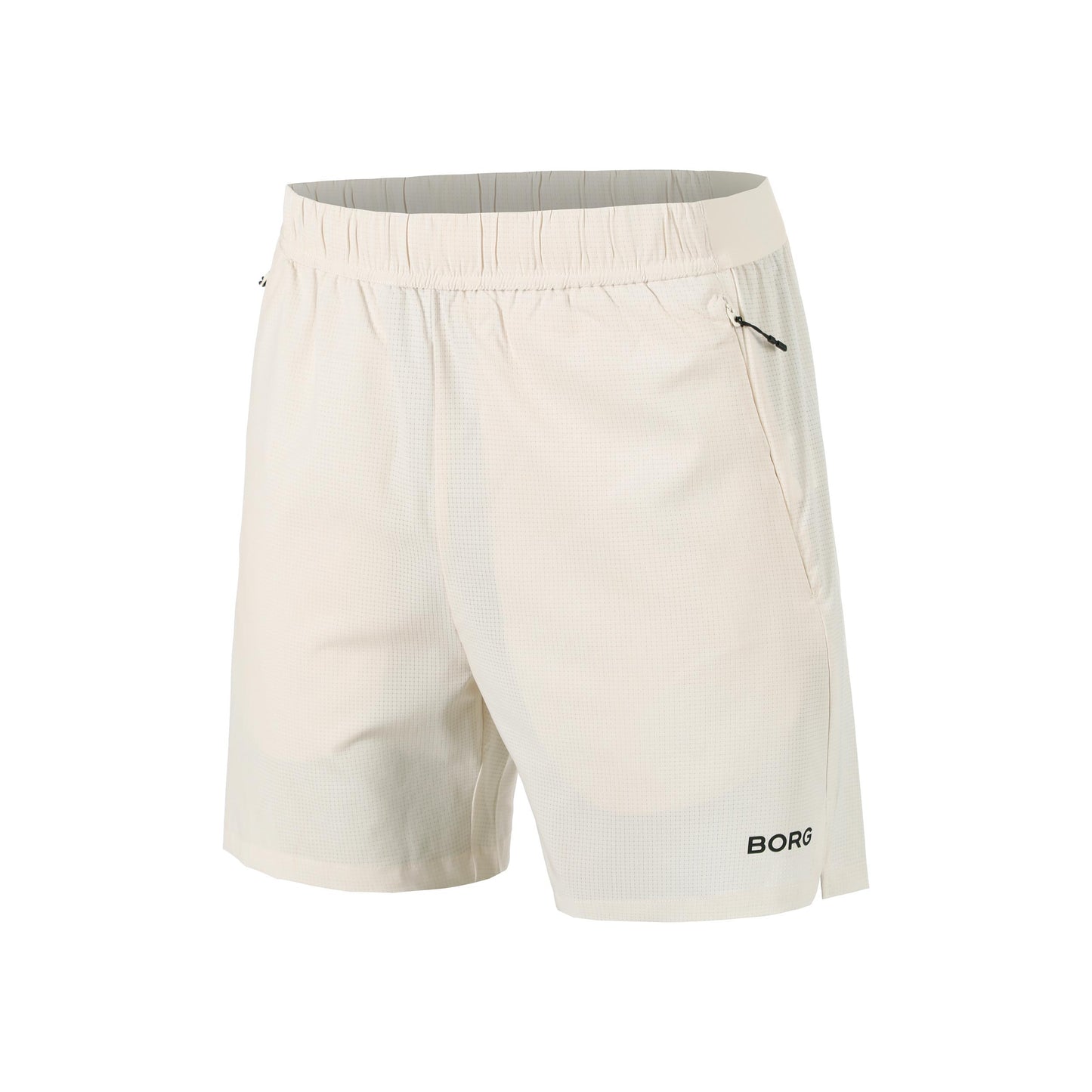 Björn Borg Borg Zip 7 Inch Shorts Hombres - crema