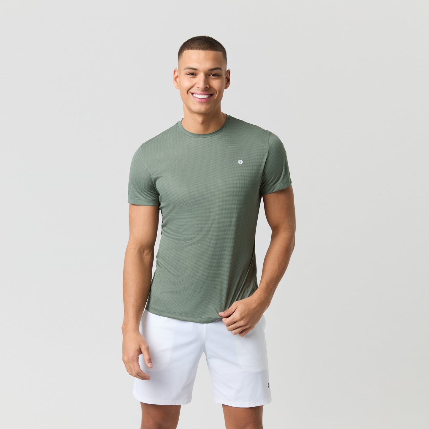 Björn Borg Ace Light Camiseta de manga corta Hombres - salvia,