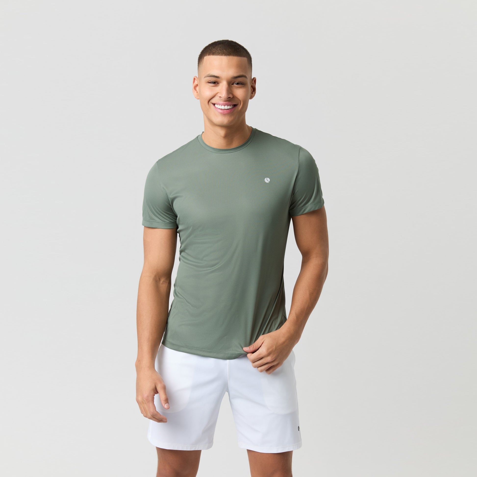 Björn Borg Ace Light Camiseta de manga corta Hombres - salvia,