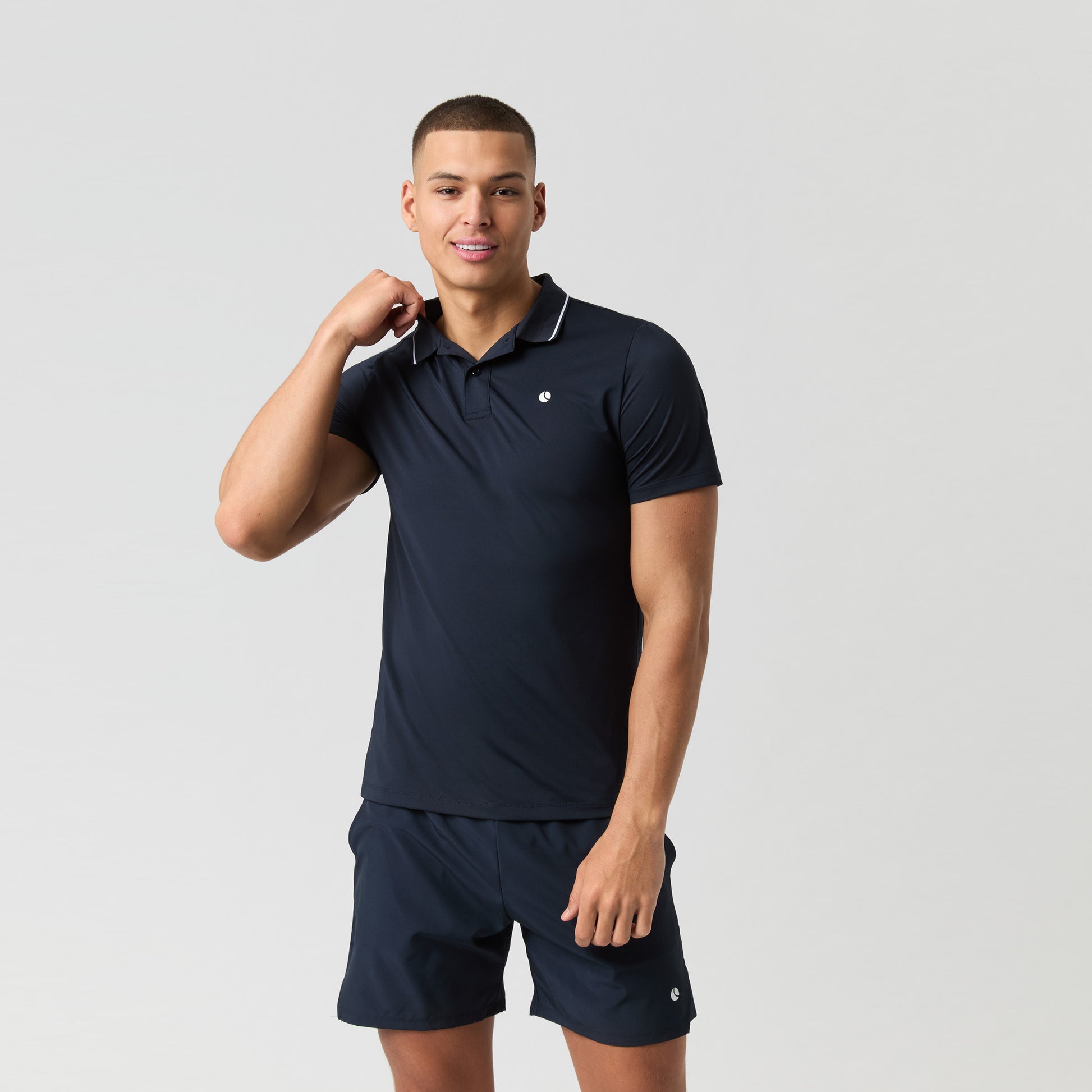 Björn Borg Ace Polo Hombres - azul oscuro
