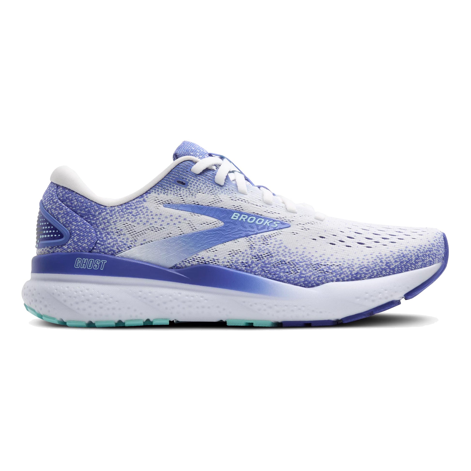 Brooks Ghost 16 Zapatilla Neutral Mujeres-Blanco,Azul