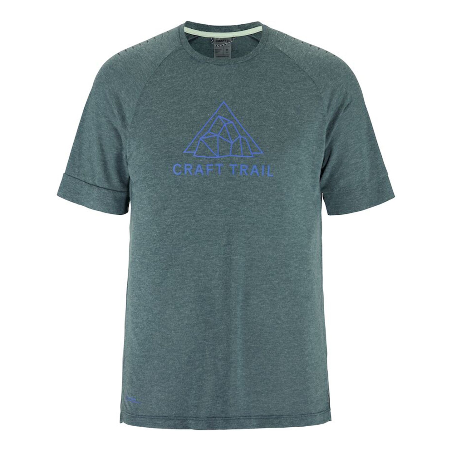 Craft Pro Trail Wool Camiseta De Running Hombres-Azul-gris