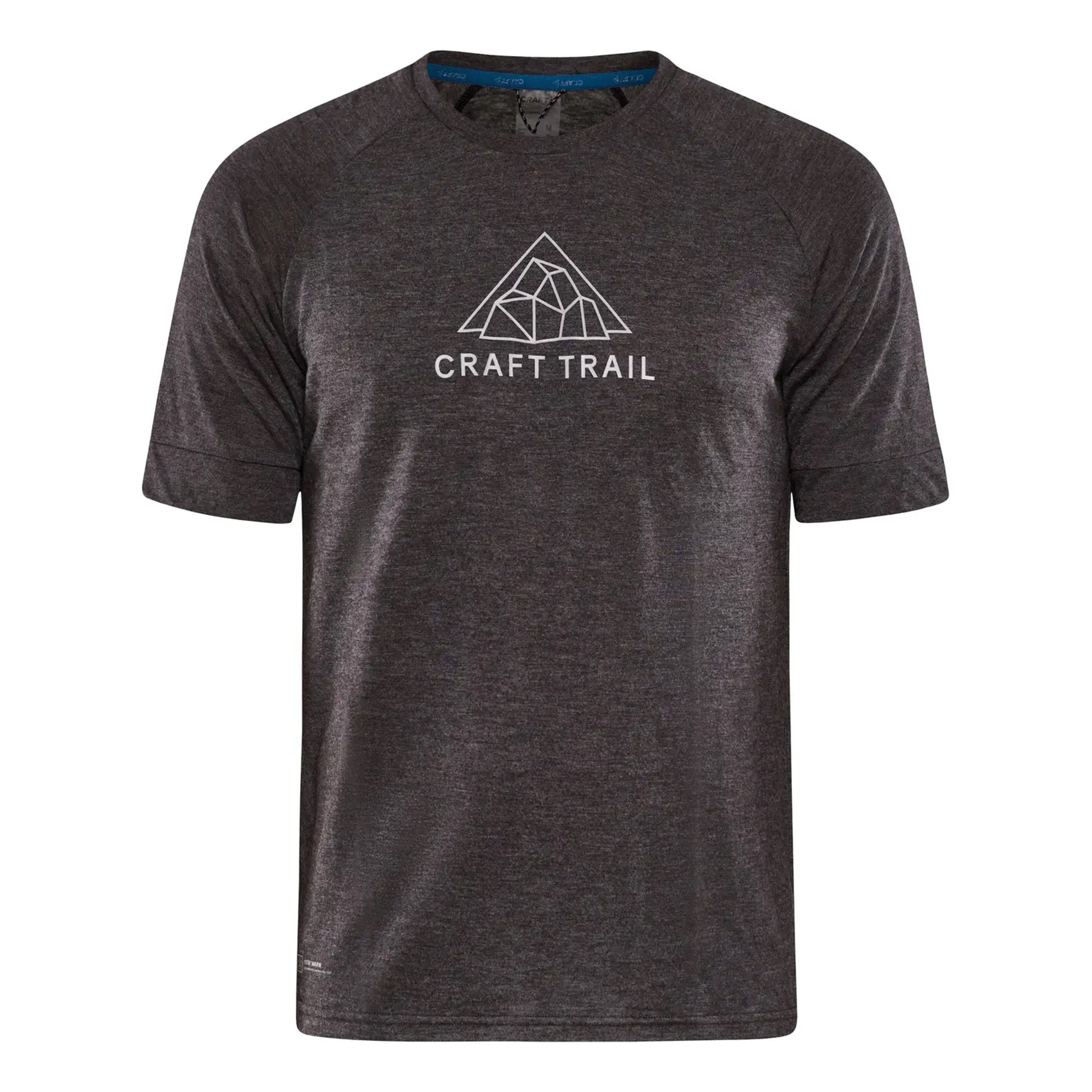 Craft ADV Trail Wool Camiseta De Running Hombres-Gris Oscuro